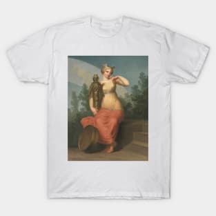 Philosophy - Allegorical Figure by Nicolai Abildgaard T-Shirt